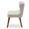 Baxton Studio Scarlett Beige Button-Tufting with Nailheads 2-Seater Loveseat 129-7081 - alternate 3